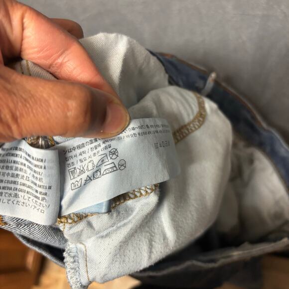 Hollister Jeans 36x32 Ripped Distressed Skater Streetwear Grunge Country Western - Picture 6 of 16